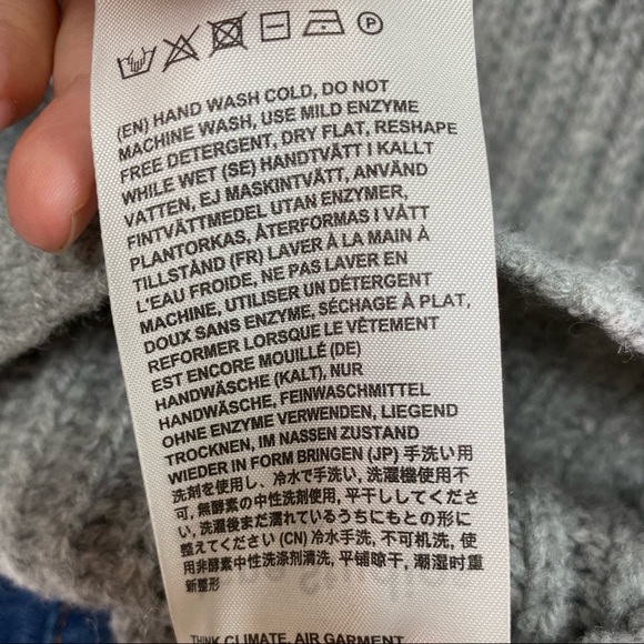 *SOLD* Acne Studios Deborah Wool V-Neck Sweater - Picture 8 of 8